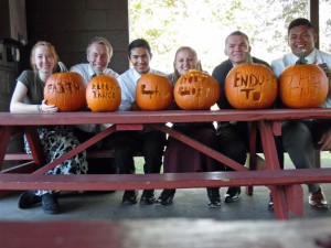 Tyler with Pumpkins 2015