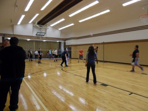 Volleyball in Cultural Hall